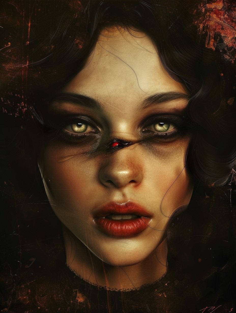 Crimson Gothic Elegance