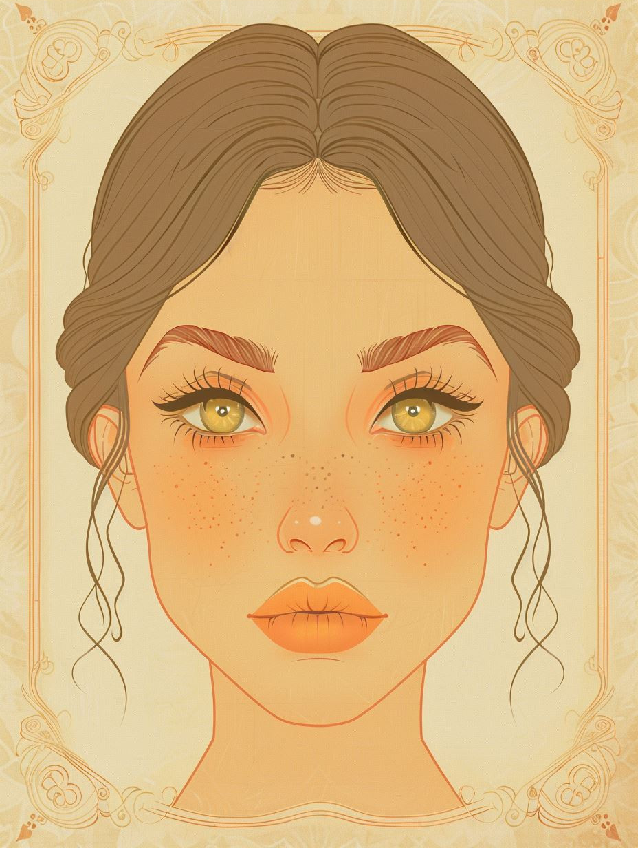 Golden Ethereal Portrait Study