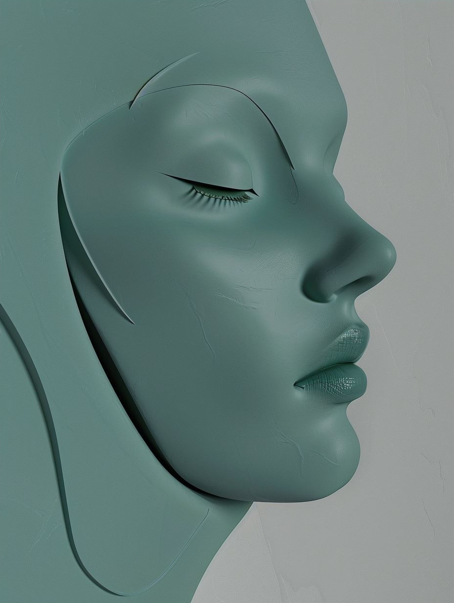 Futuristic Ethereal Digital Sculpture