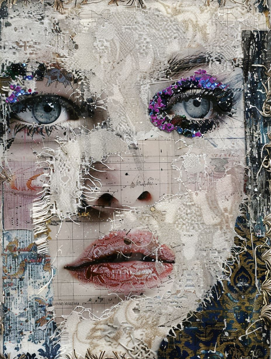Fragmented Gaze of Mixed Media