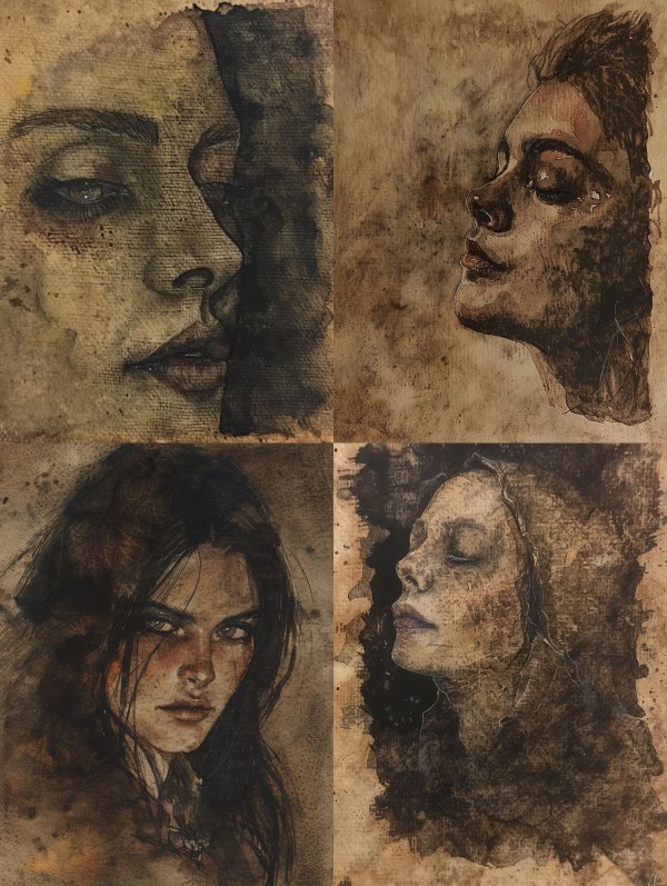 Ethereal Sepia Portrait Studies