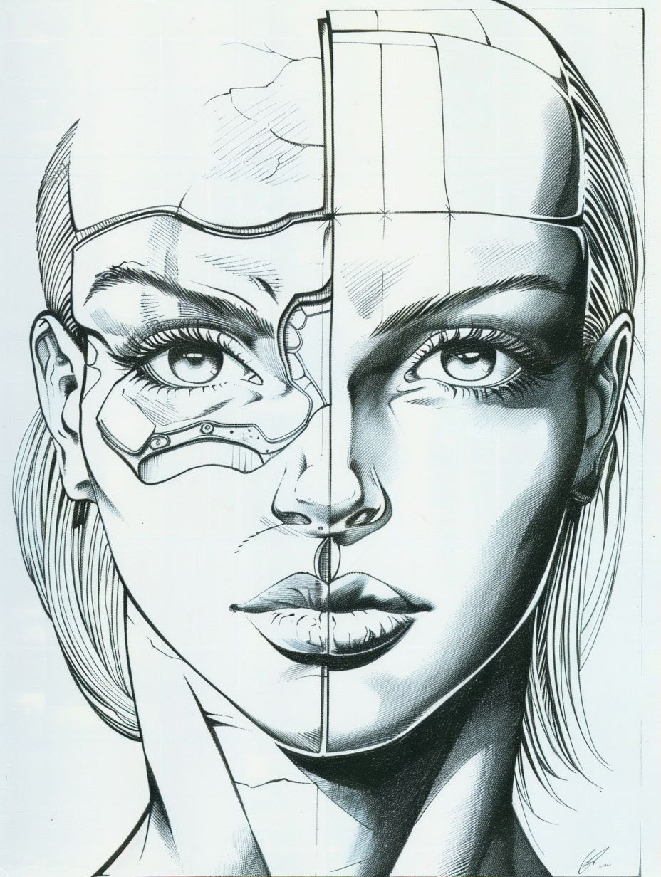 Shattered Android Human Duality