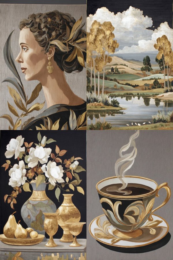 Golden Laurel Elegance