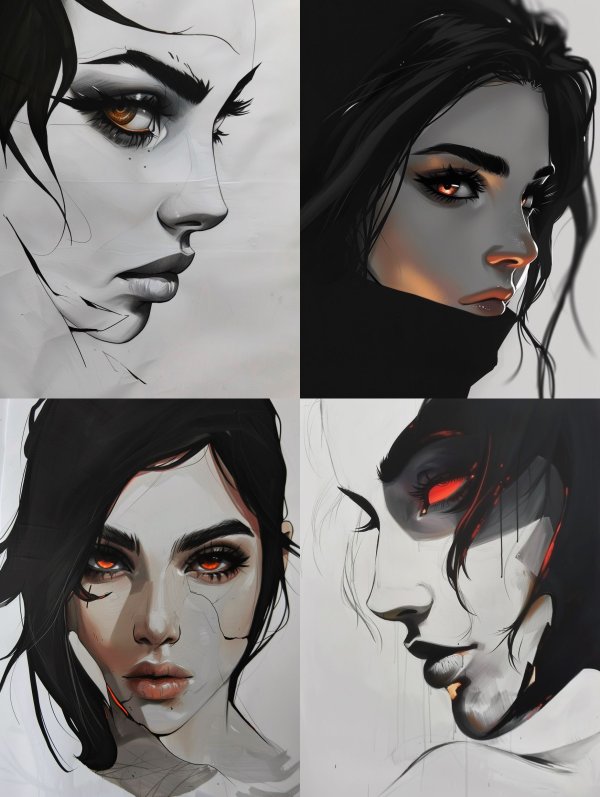 Amber Gaze Noir
