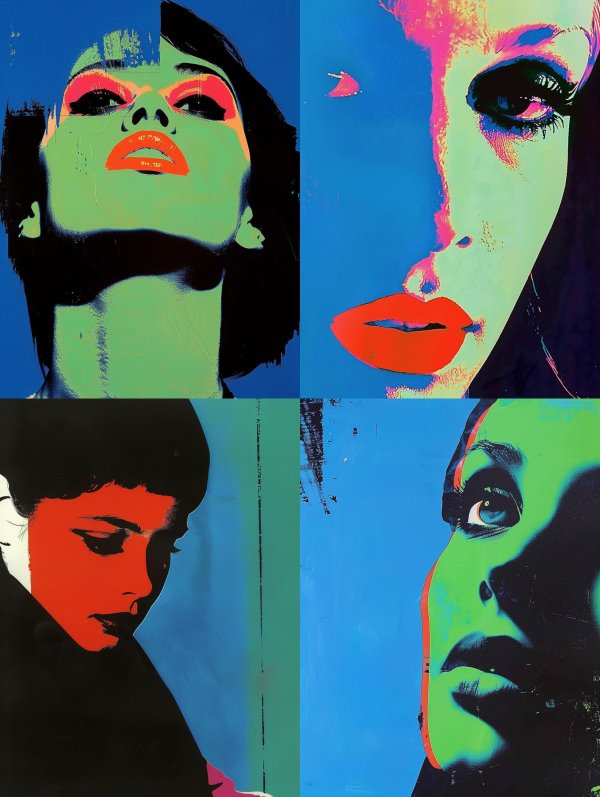 Neon Pop Art Portrait
