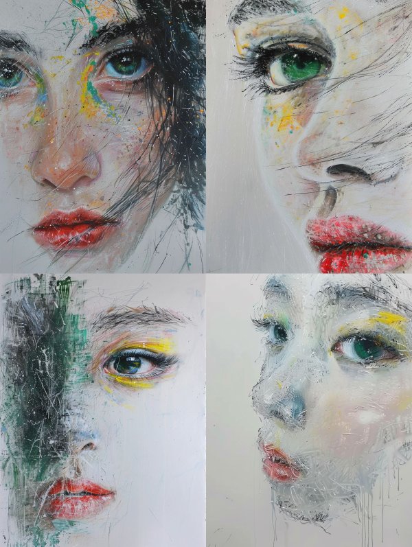 Ethereal Pastel Portrait Studies