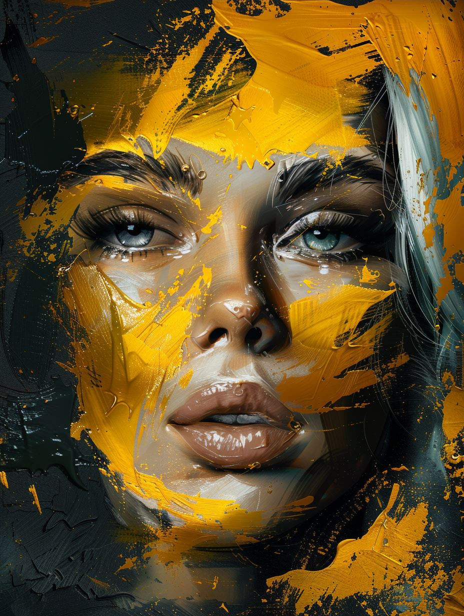 Golden Strokes of Urban Elegance