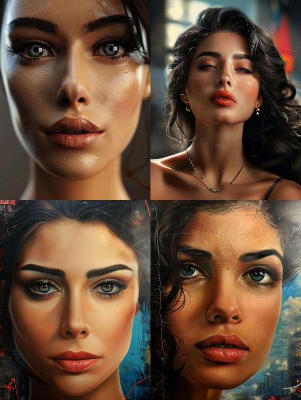 Luminous Dewy Portrait