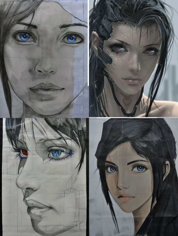 Azure Gaze Sketch