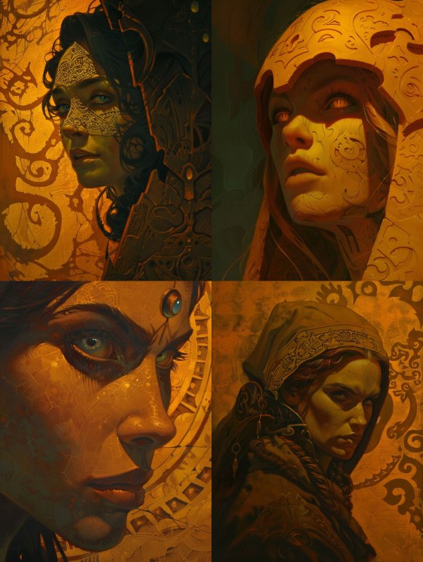 Golden Gilded Mystique