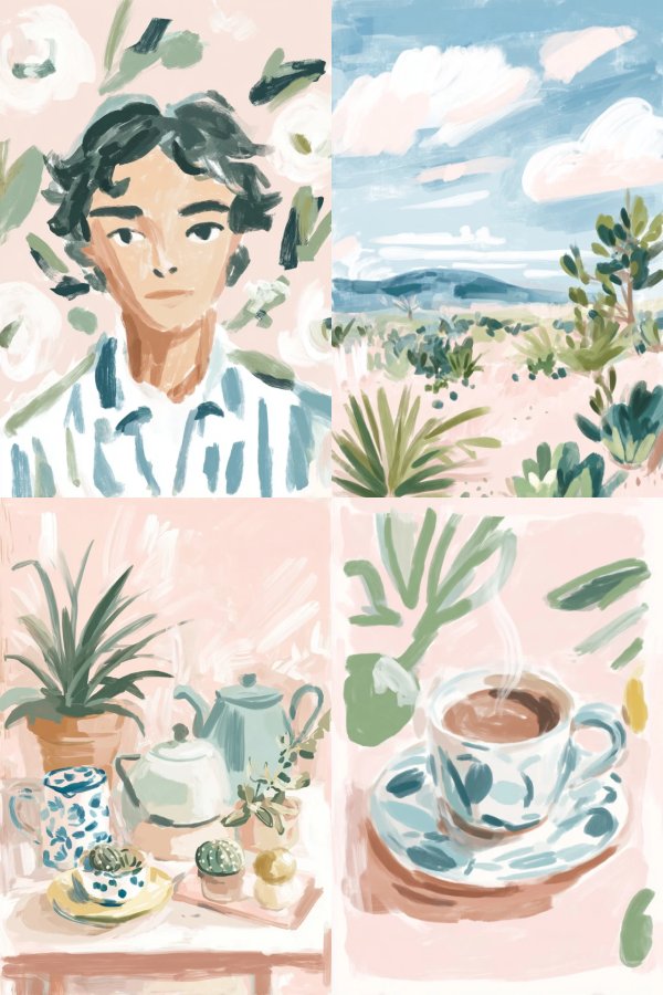 Pastel Floral Reverie