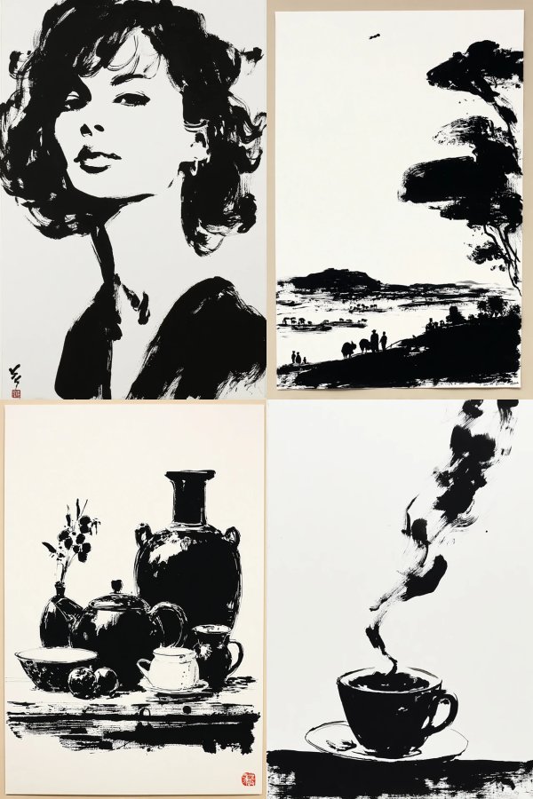 Ink Noir Elegance