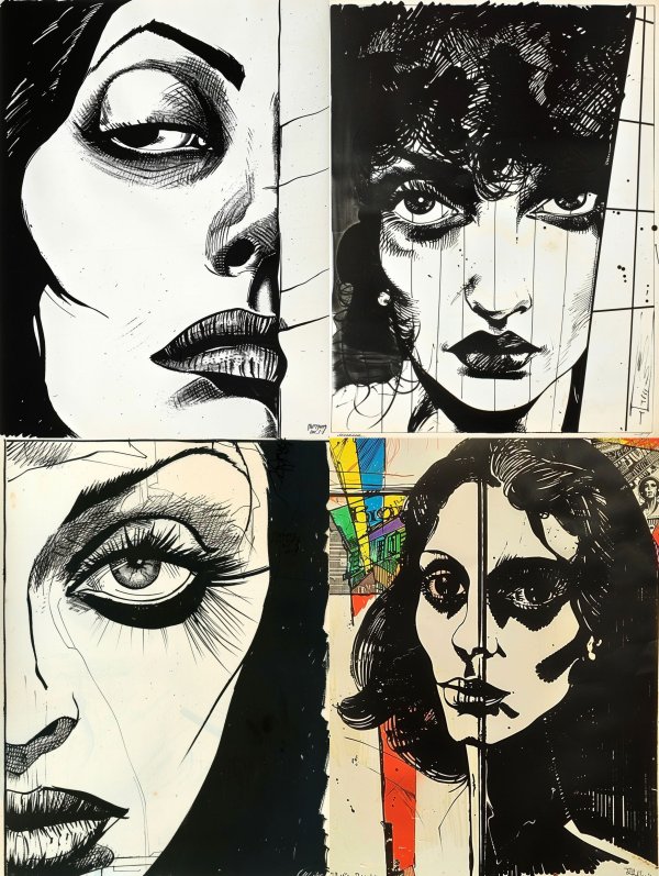 Noir Ink Portrait