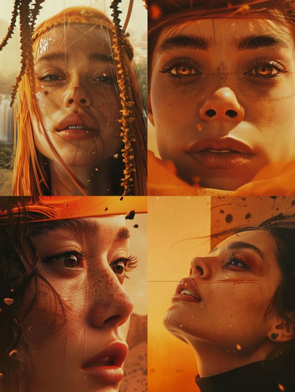 Amber Ethereal Glow