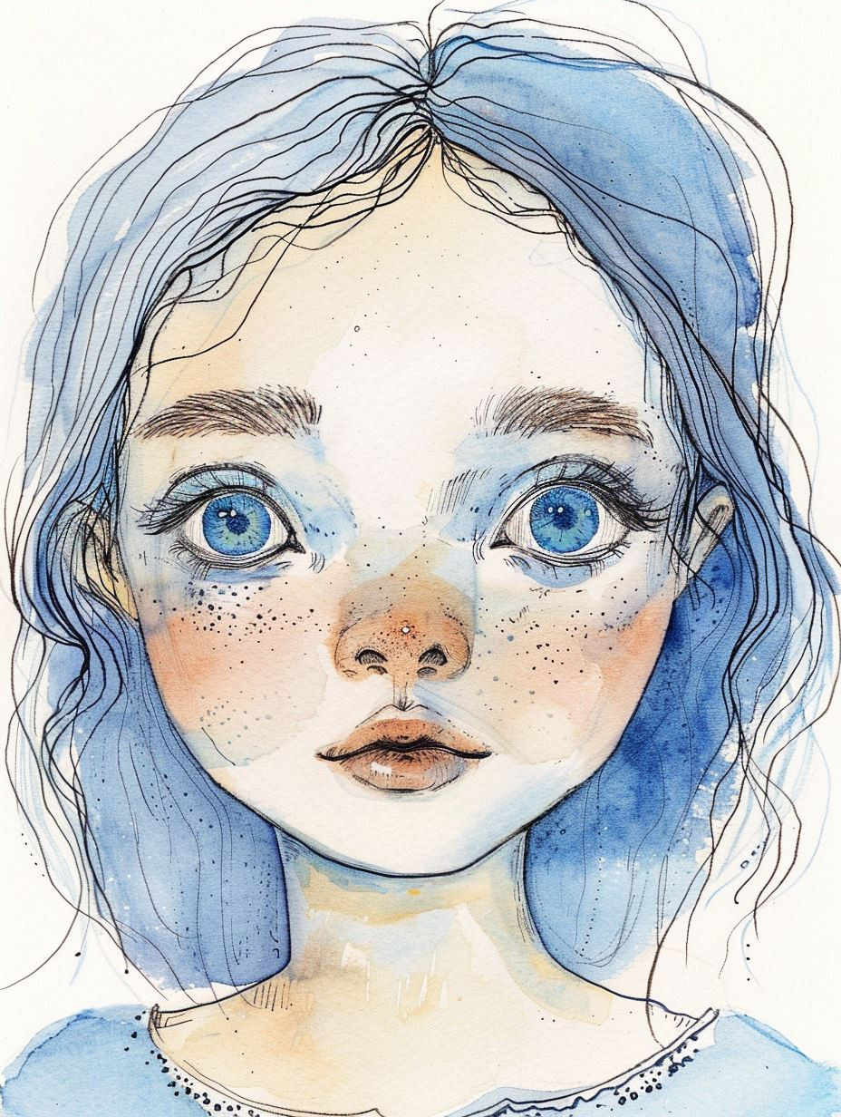Azure Dream Portrait