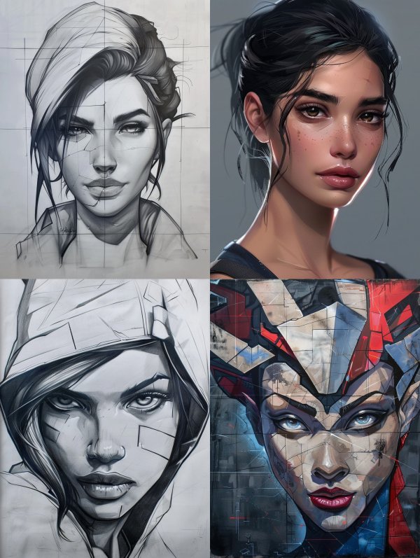 Fragmented Graphite Muse