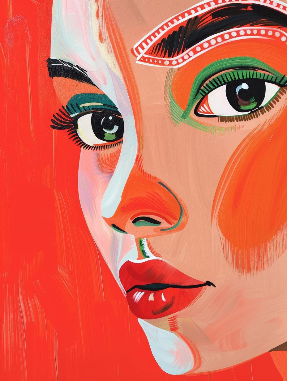Vibrant Pop Art Portraiture