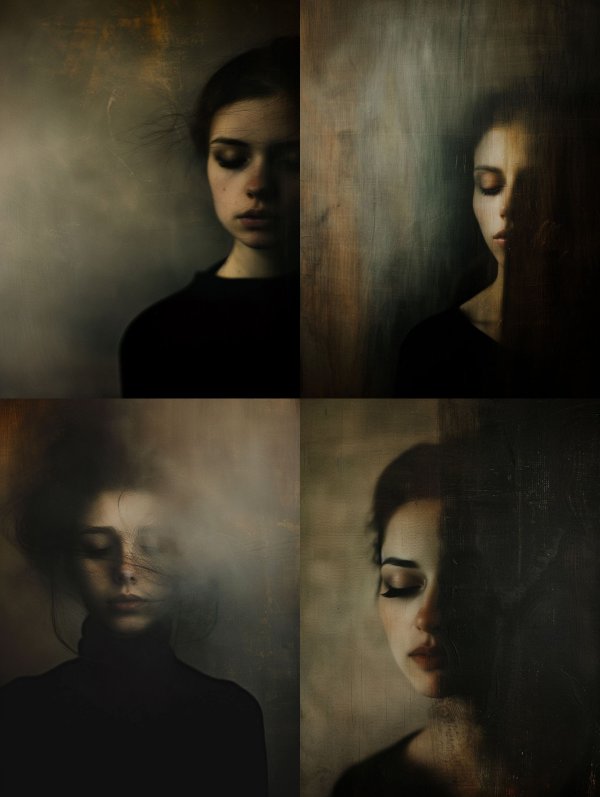 Somber Ethereal Portrait