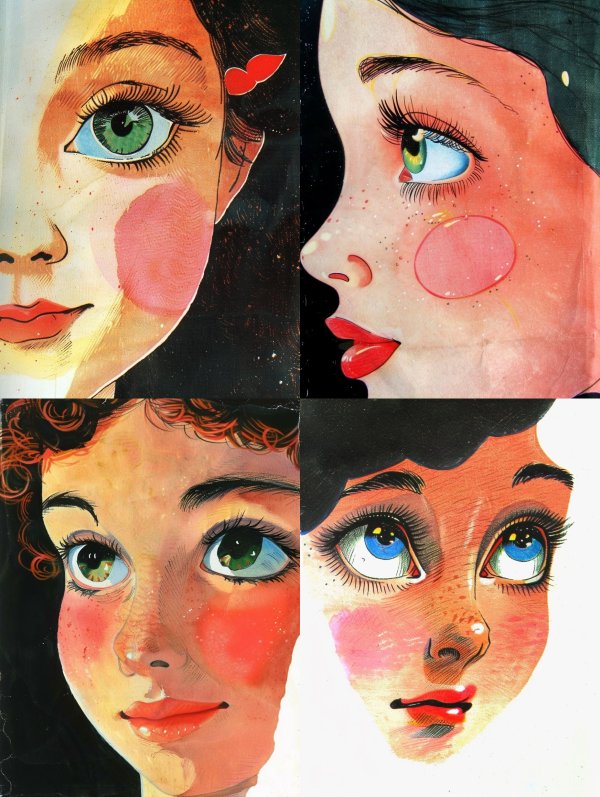 Vintage Pop Art Portrait