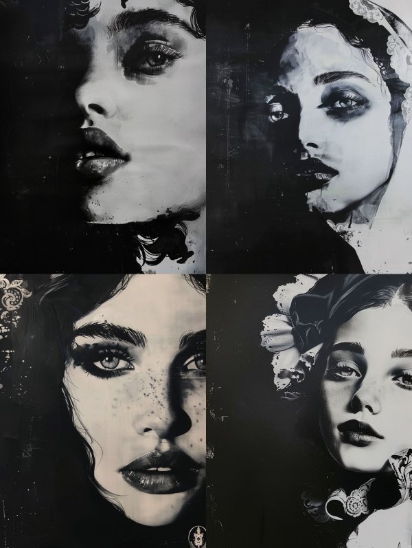 Noir Velvet Shadows