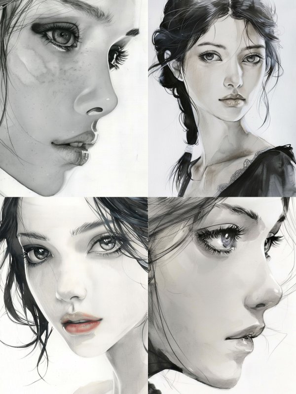 Ethereal Graphite Gaze