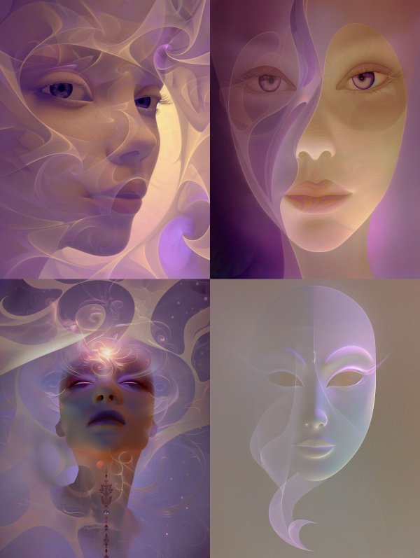 Ethereal Violet Dreams