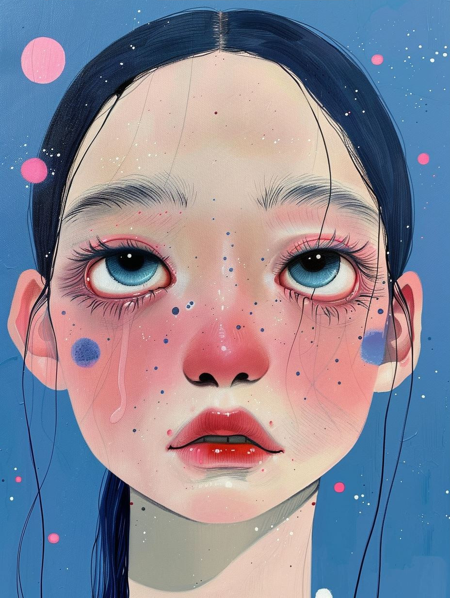 Surreal Pastel Dream Portrait