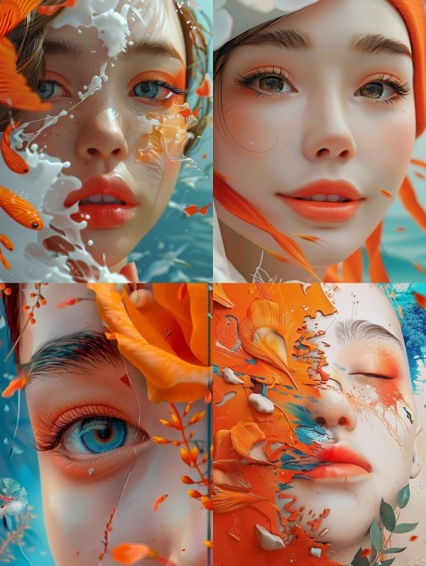 Liquid Dream Portrait