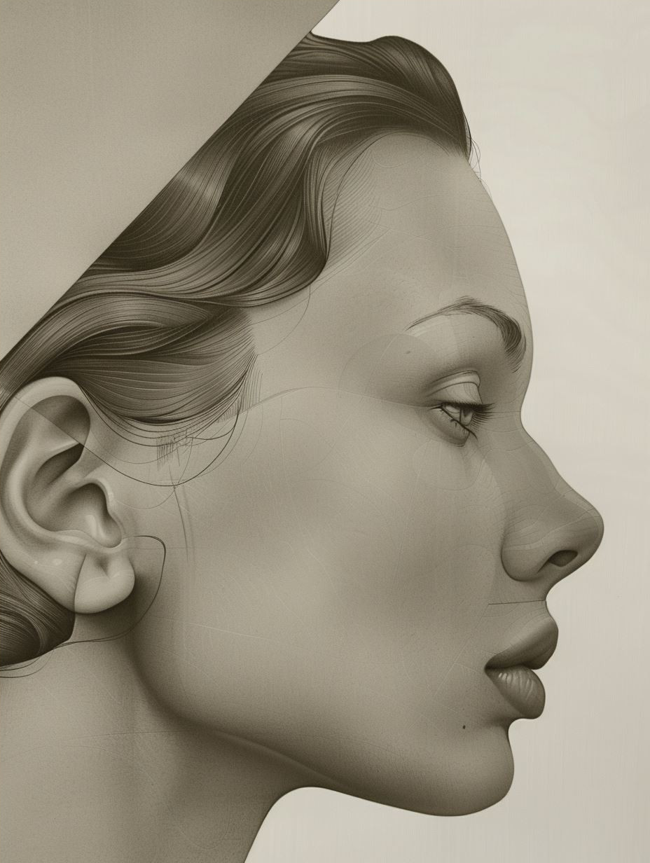 Ethereal Sepia Portrait Study