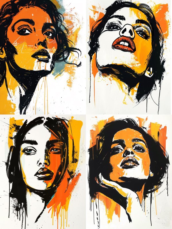 Vibrant Urban Portrait Study