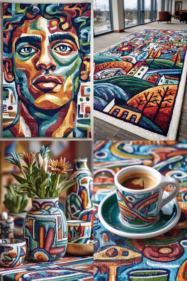 Prismatic Woven Portrait