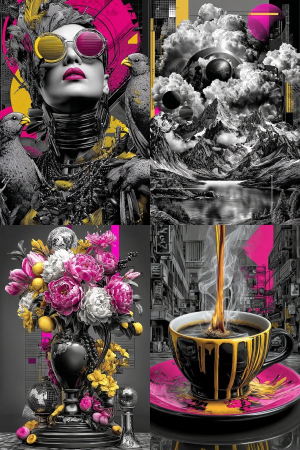 Neon Cyber Punk Aviary