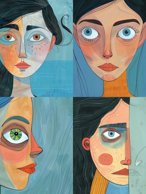 Fragmented Soul Portrait