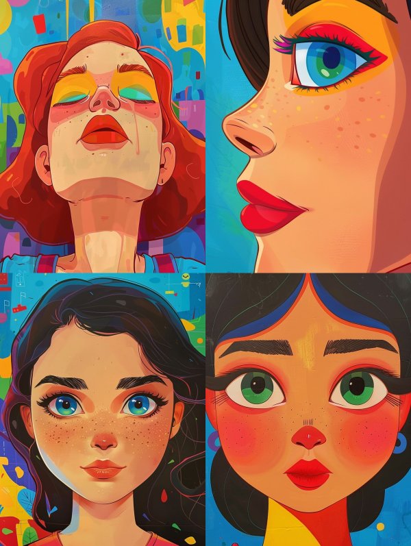 Vibrant Pop Art Dreamscape