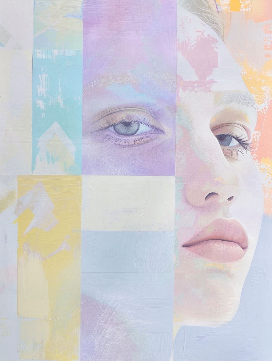 Fragmented Pastel Dream - Image 4