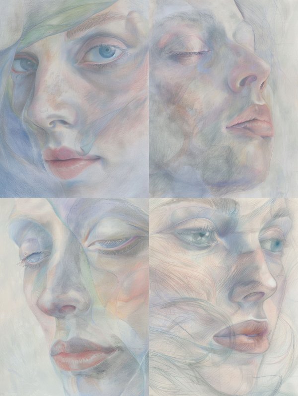 Ethereal Pastel Gaze