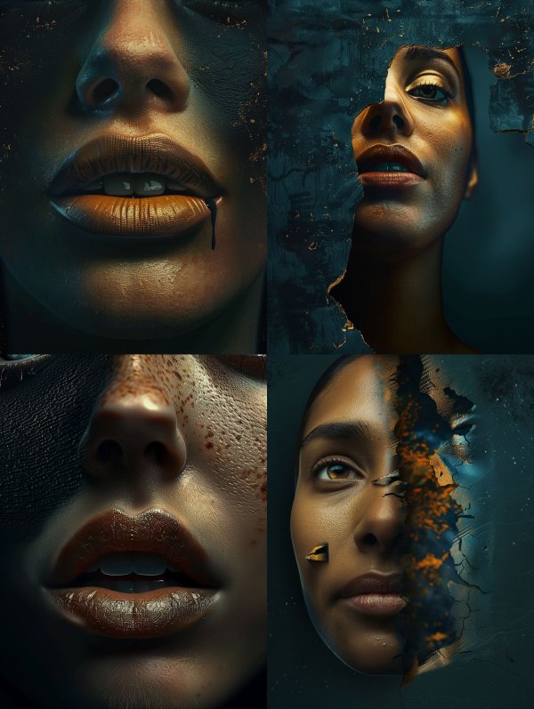 Gilded Obsidian Allure