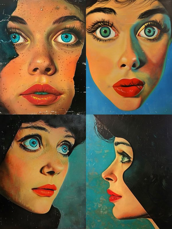 Azure Gaze Surrealism