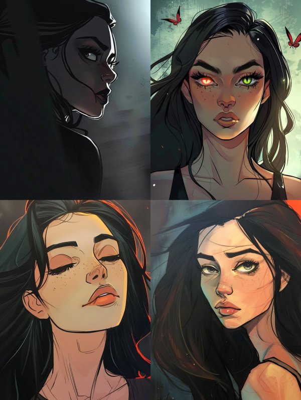 Shadowed Noir Gaze