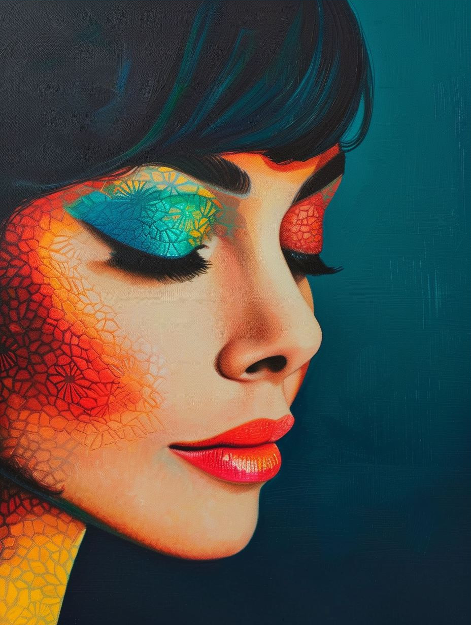 Chromatic Fragment Portrait