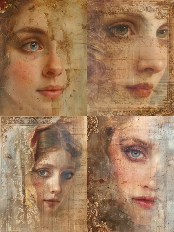 Vintage Ethereal Portrait