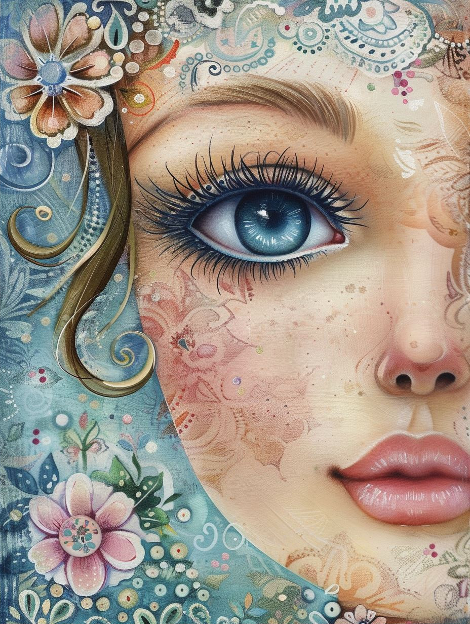 Floral Dream Ethereal Portrait
