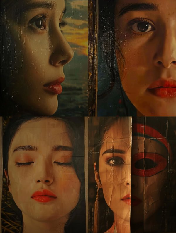 Fragmented Echoes of Ethereal Beauty