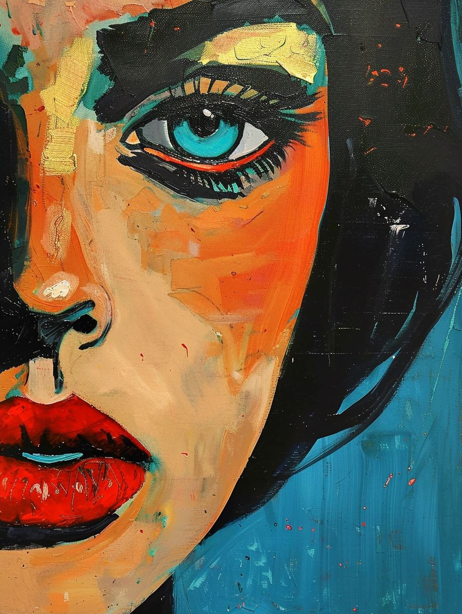 Vibrant Pop Art Portraiture