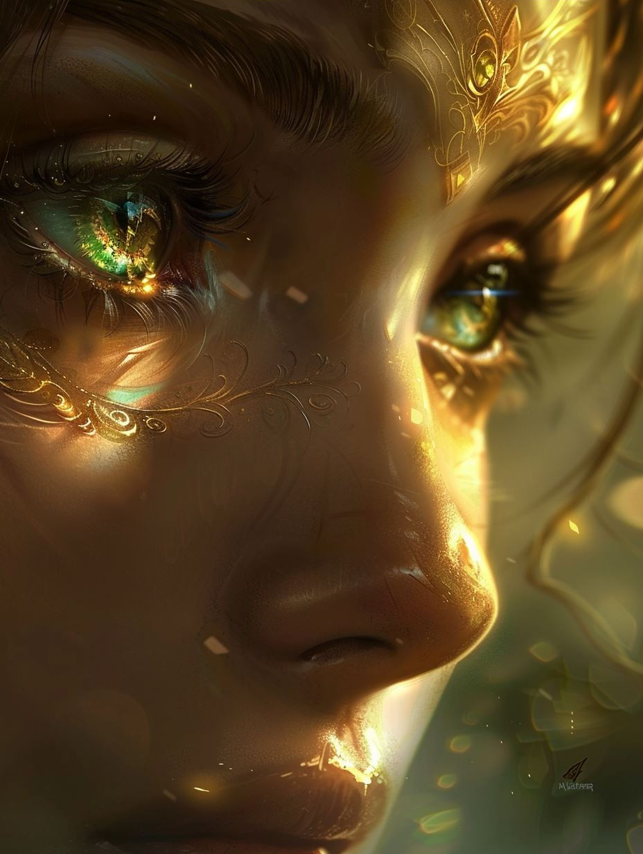 Golden Gaze Etherealism