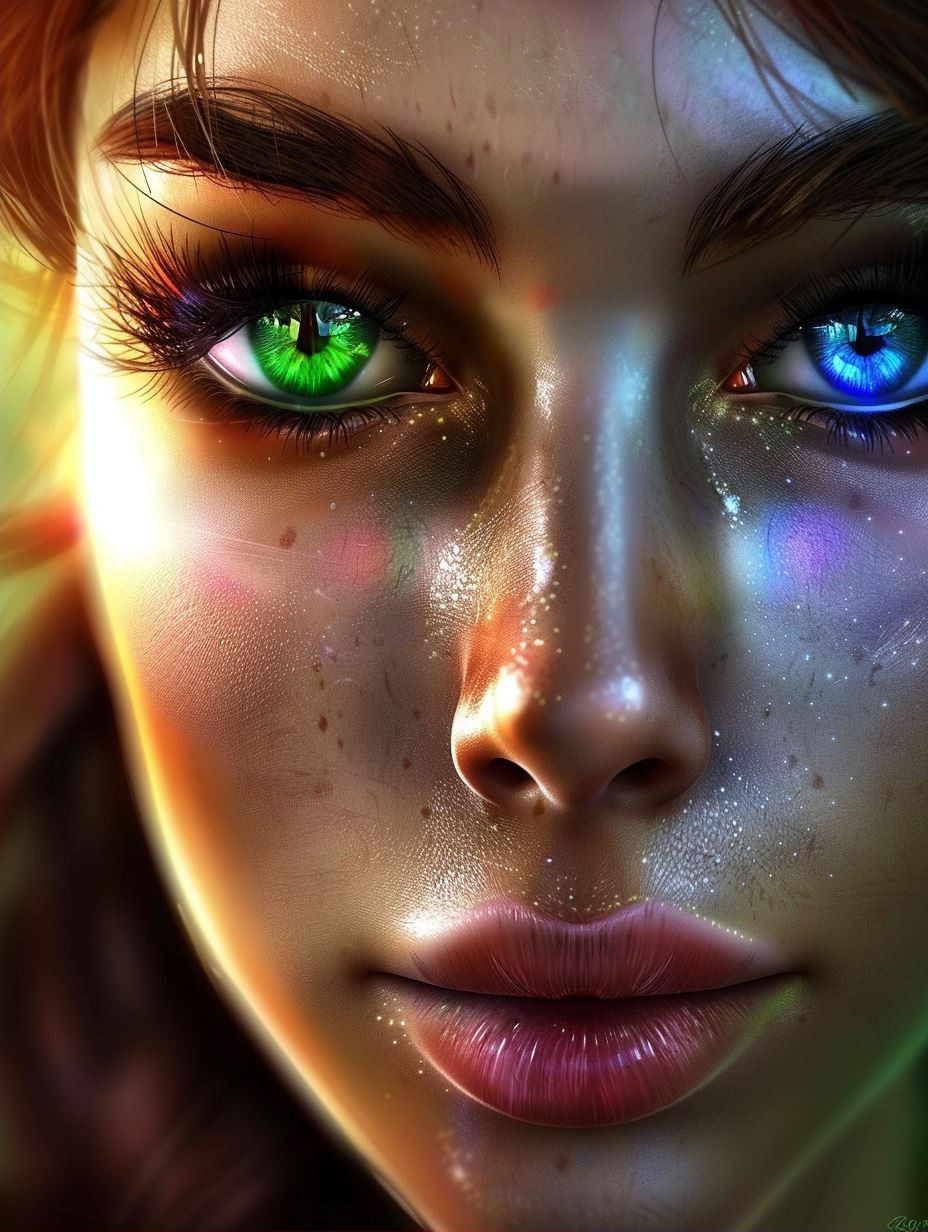 Ethereal Nature Spirit Portrait