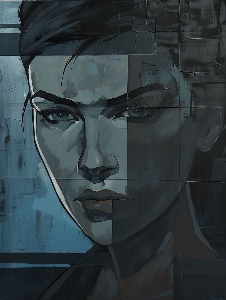 Melancholy Azure Gaze