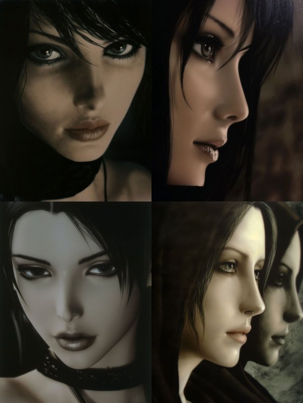 Dark Ethereal Gothic Portrait