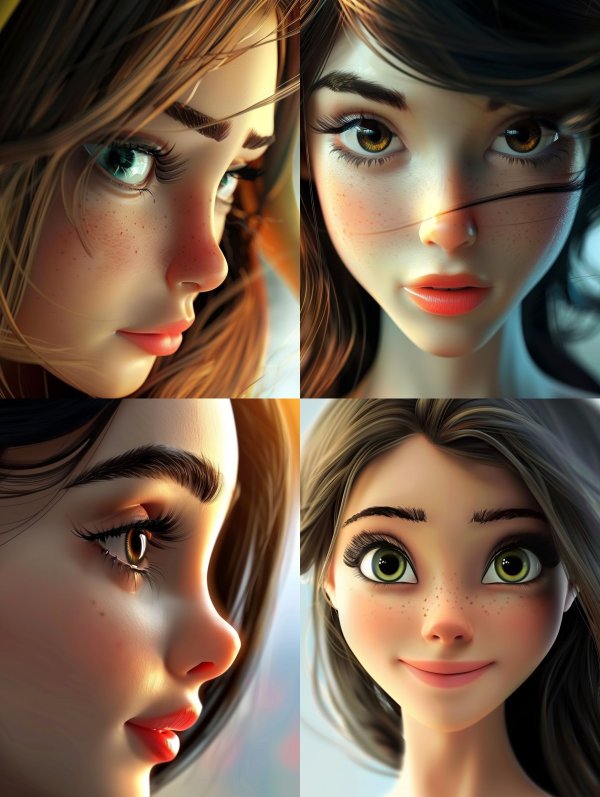 Golden Hour Ethereal Gaze