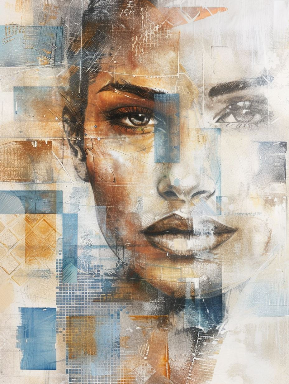 Fragmented Soul Portrait